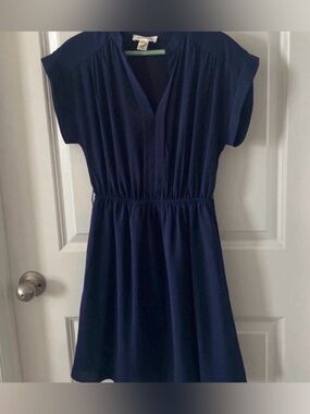 Monteau Los Angeles Dark Blue Dress Size Small
